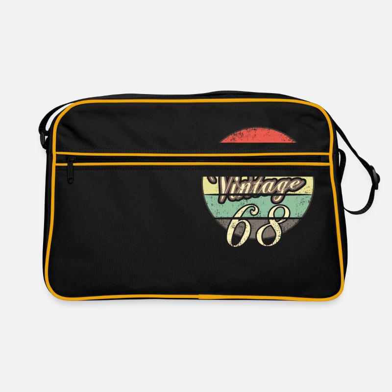Vintage 68s - Retro Bag - black/gold