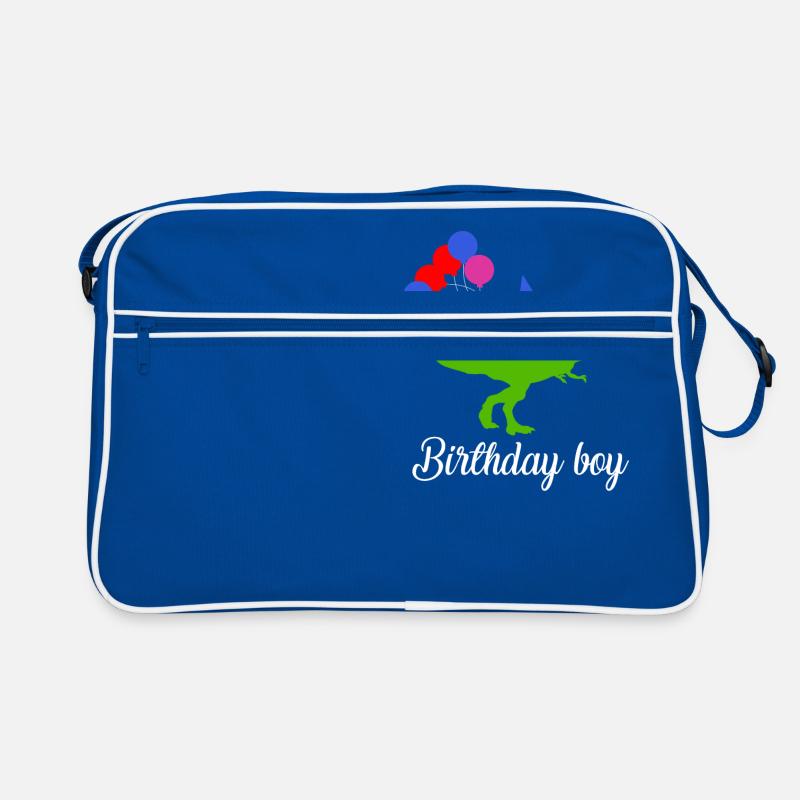 Geburtstags-Jungen-Shark Retro Tasche