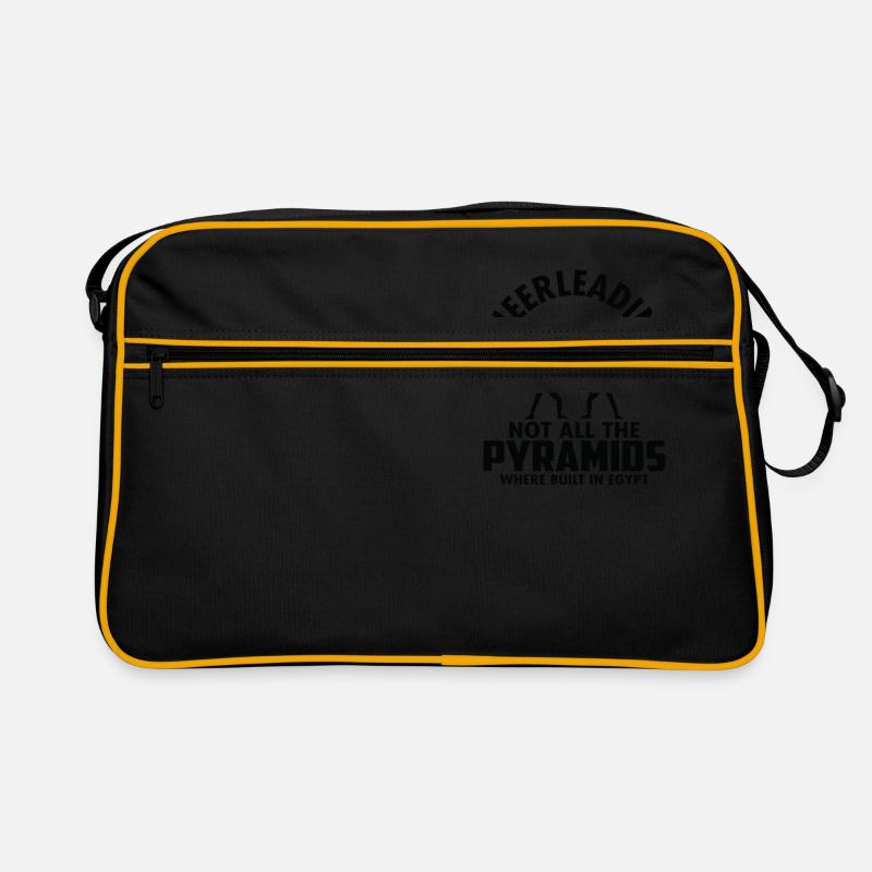 Cheerleading perfektes Geschenk Geburtstag - Retro Tasche - Schwarz/Gold