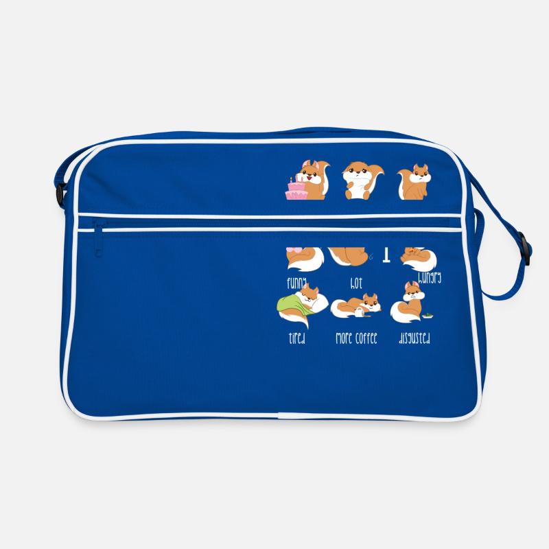 Eichhörnchen - Emotionen - Eichkätzchen - Geschenk Retro Tasche
