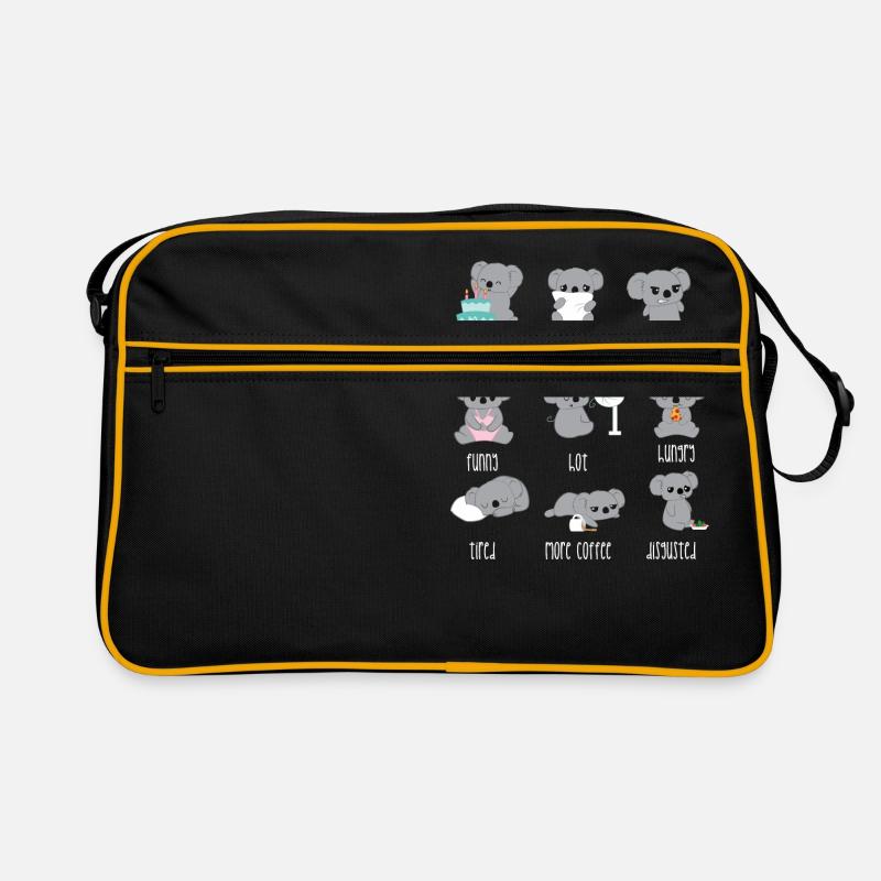 Koala - Koala Bär - Koalabär - Geschenk - Emoticon Retro Tasche