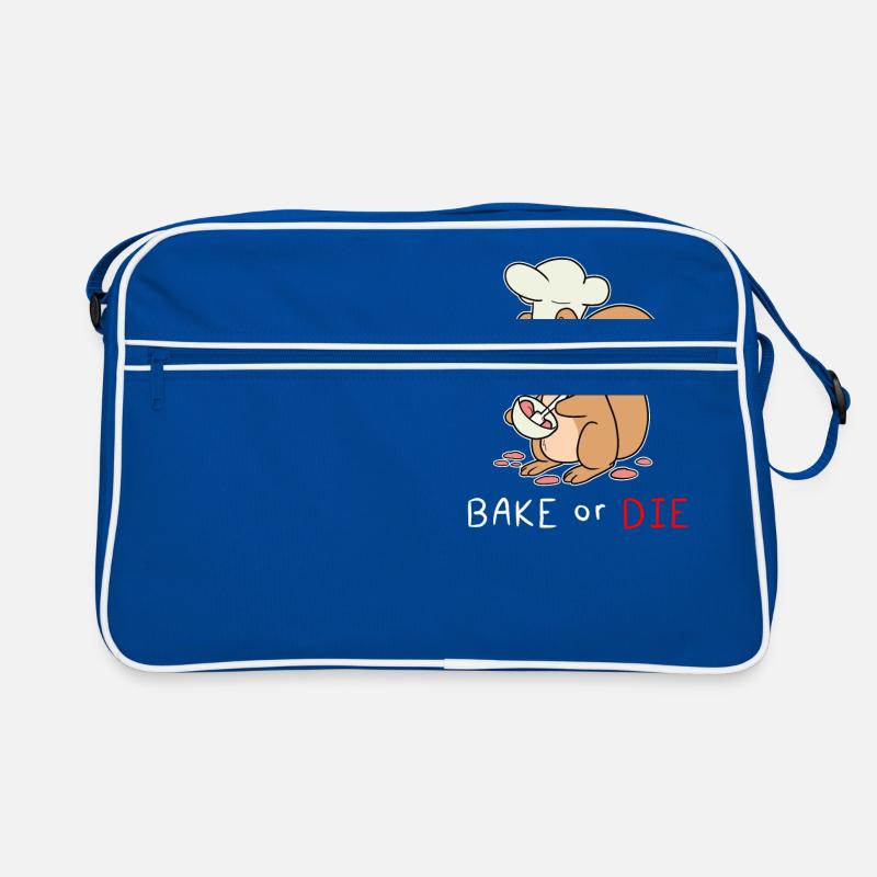 Süßes Backen Bäcker Konditor Eichhörnchen Geschenk Retro Tasche