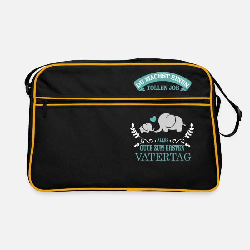 First Father's Day - Elephant Retro Bag