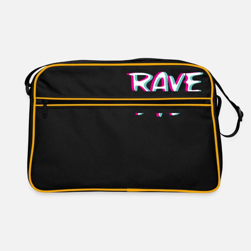 Techno Rave Papa Dad Trippy Ebm Glitch Hardstyle Retro Tasche