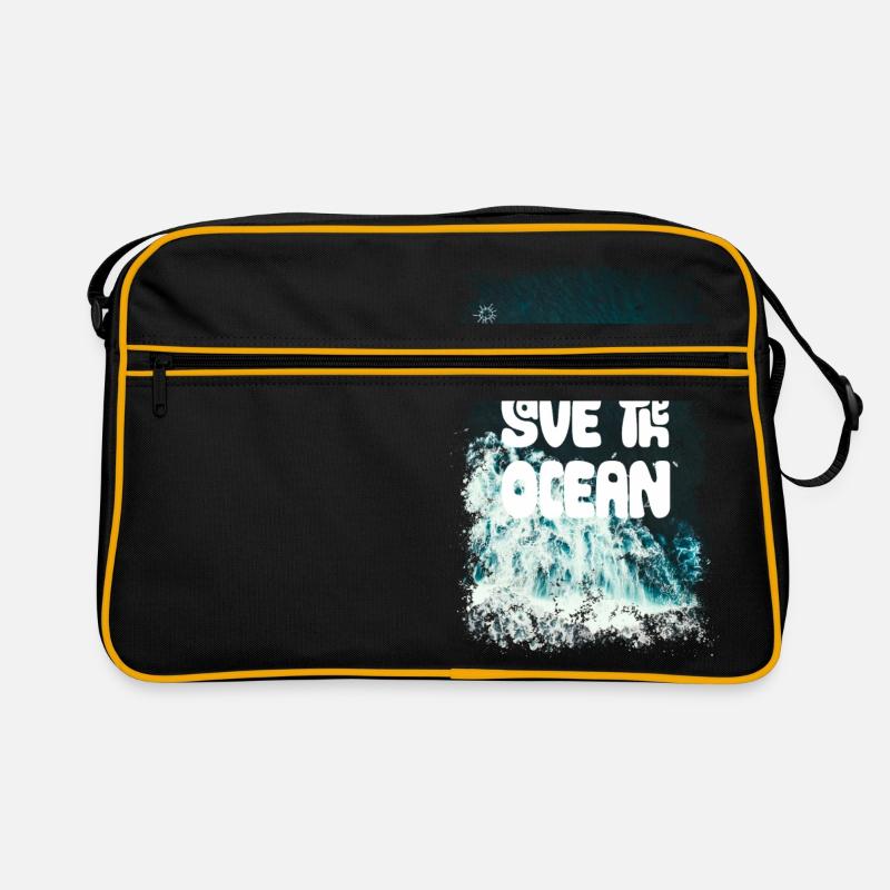 SAVE THE OCEAN Retro Bag