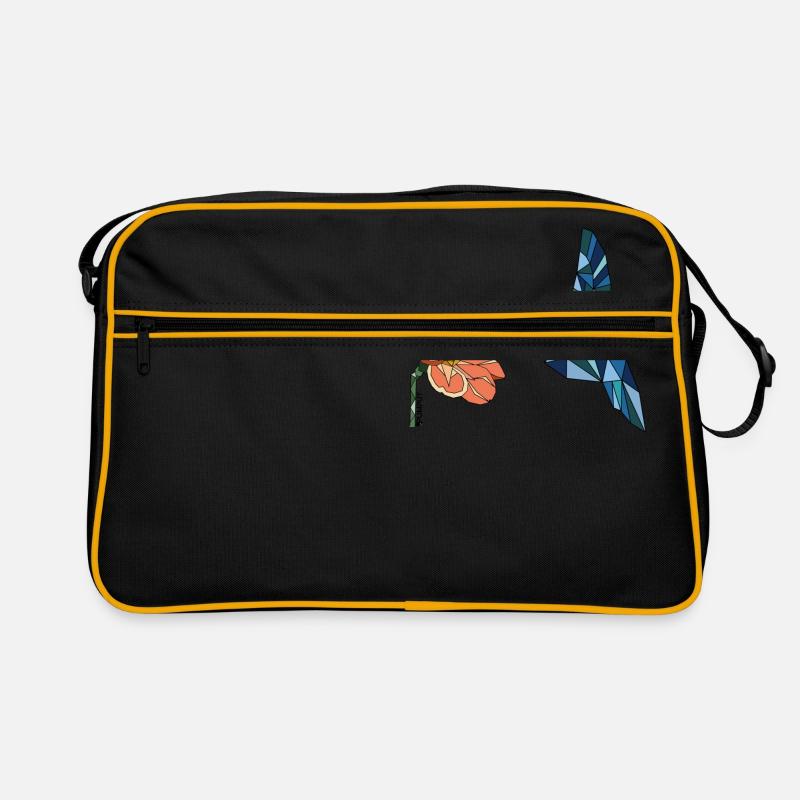 OISEAU AVEC FLEUR Sac Retro