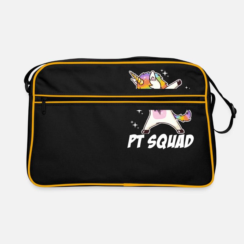 PT Kader - Retro Tasche - Schwarz/Gold
