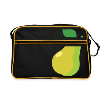pear - Retro Bag - black/gold - Front