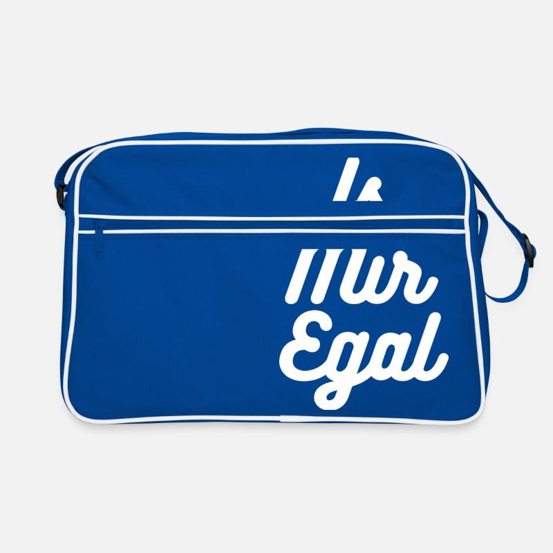 Is mir egal Retro Tasche