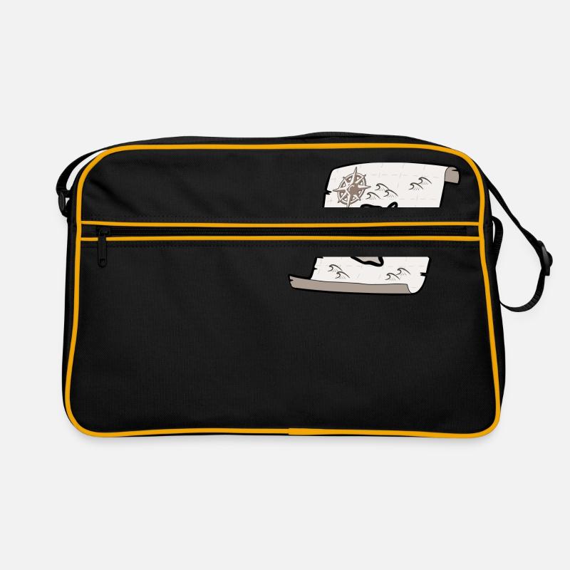 treasure map Retro Bag
