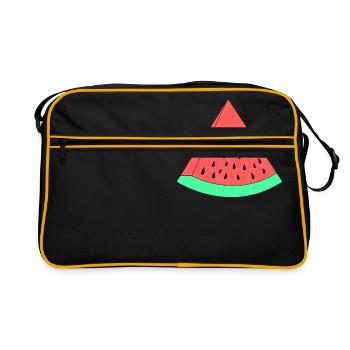 watermelon - Retro Bag - black/gold - Front