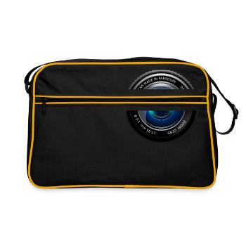 objectif de la caméra - Sac Retro - noir/or - Devant