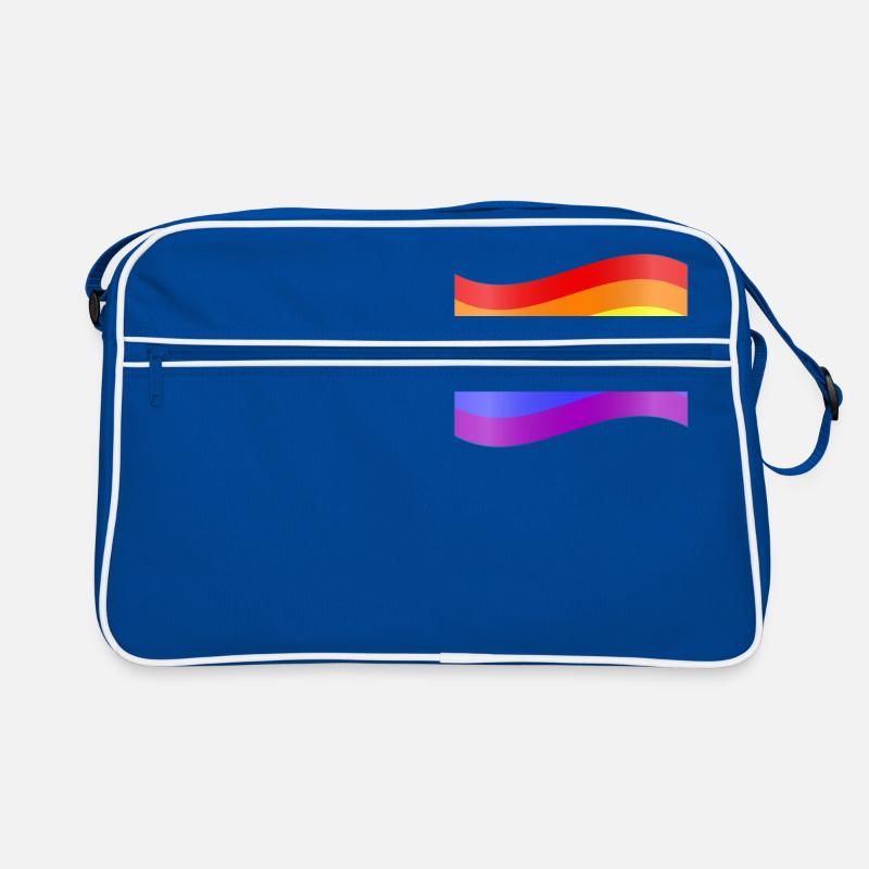 Drapeau arc-en-ciel Sac Retro