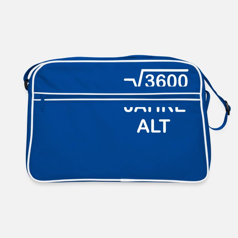 60. Geburtstag - 60 Jahre alt Retro Tasche
