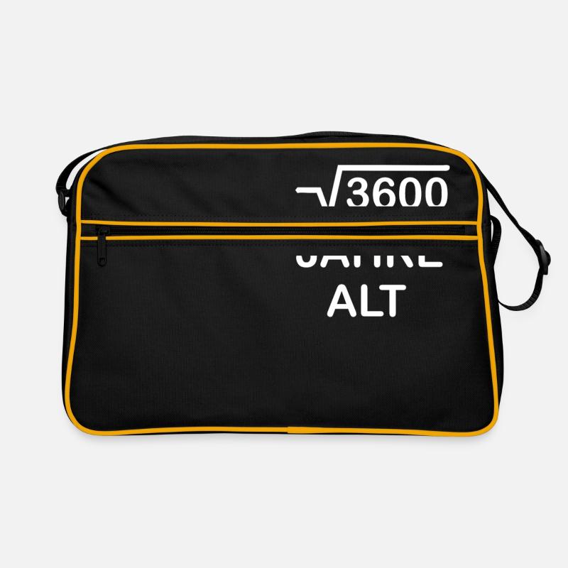 60. Geburtstag - 60 Jahre alt Retro Tasche