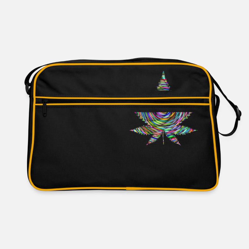 Rainbow Weed Retro Bag