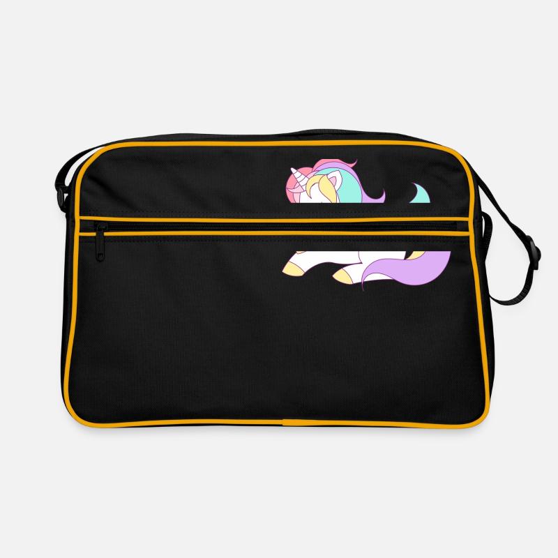 cute unicorn Retro Bag