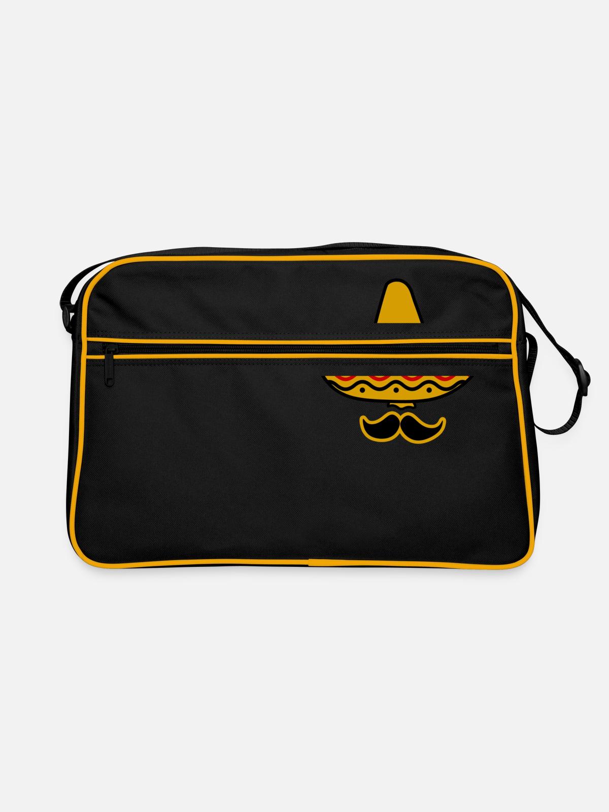 sombrero - Retro Bag - black/gold - Front