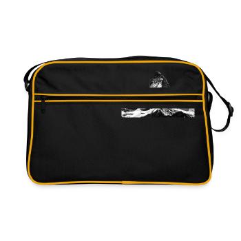 CERVIN - Sac Retro - noir/or - Devant