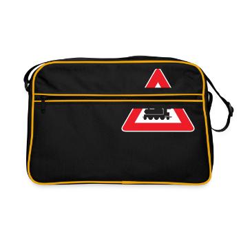 Train Attention - Retro Bag - black/gold - Front
