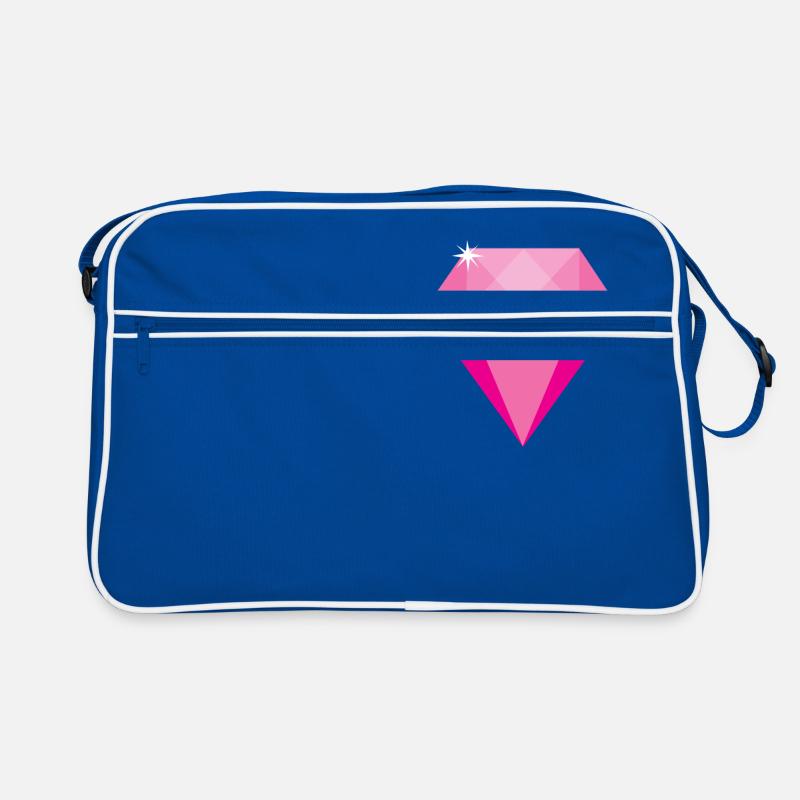 Rosa Diamant Retro Tasche