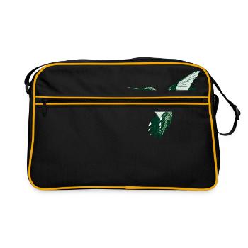 humming-bird - Retro Bag - black/gold - Front