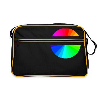 color Wheel - Retro Bag - black/gold - Front