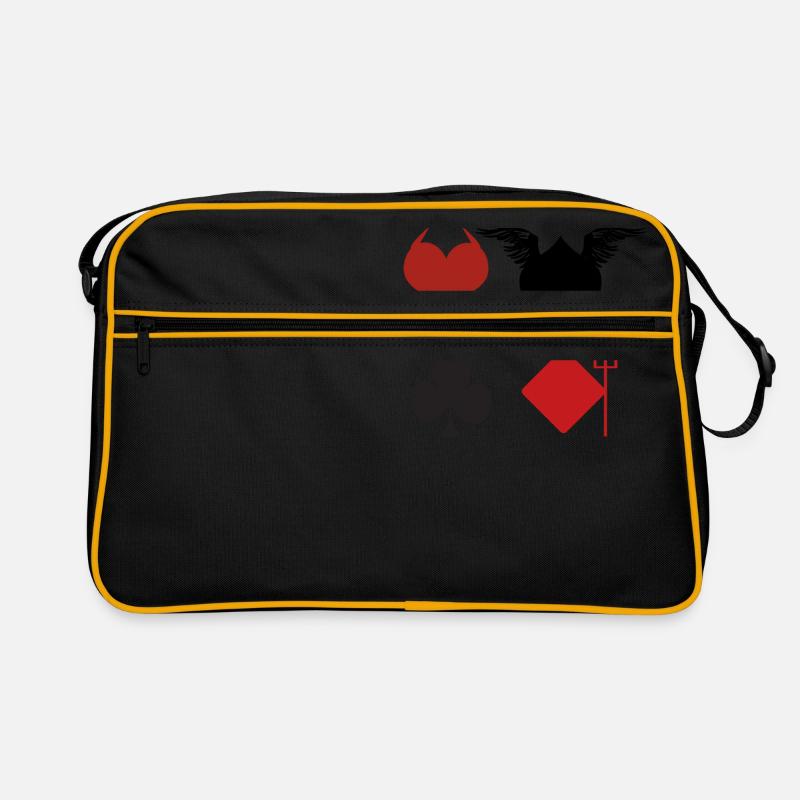 Playing Cards Angel Devil Poker Gift Retro Bag