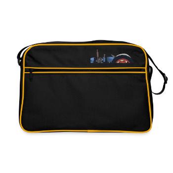 Traktor - Retro Tasche - Schwarz/Gold - Vorne