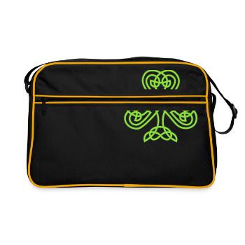 cloverleaf - Sac Retro - noir/or - Devant