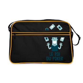 le roi du poker - Sac Retro - noir/or - Devant