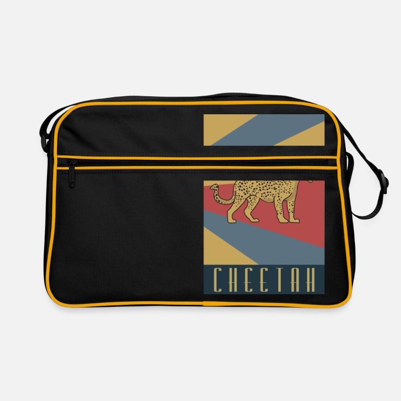 Cheetah predator cheetah gift Retro Bag