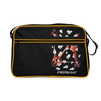 Negative Sagittarius - Retro Bag - black/gold - Front