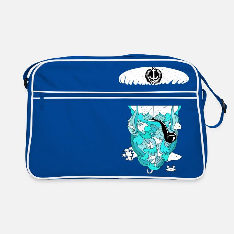 Capitaine dans la mer Sac Retro