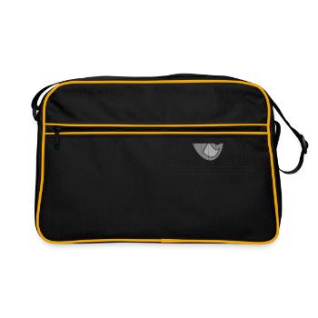 Bird in a cage - Retro Bag - black/gold - Front