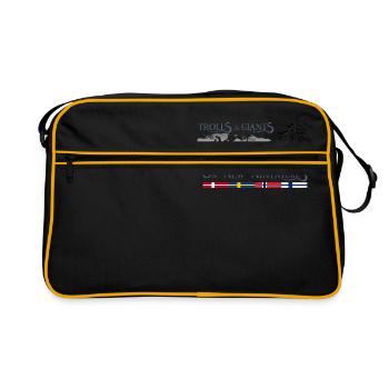 Trolls 2 GRA FRONT - Sac Retro - noir/or - Devant