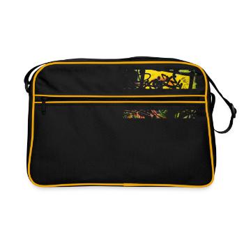 Graffiti Wall - Retro Bag - black/gold - Front