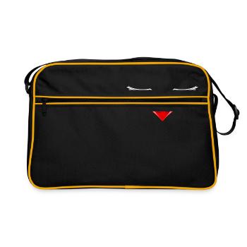 Heart M - Retro Bag - black/gold - Front