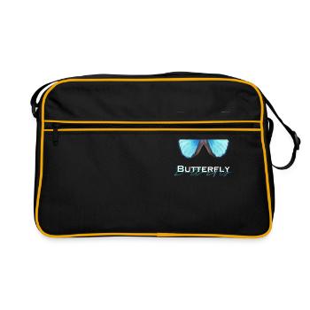 Papillon papillon - Sac Retro - noir/or - Devant
