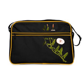 herb rosemary parsley thyme dill oregano - Retro Bag - black/gold - Front