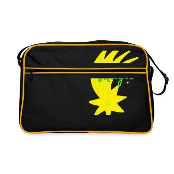 Magic Design - Retro Tasche - Schwarz/Gold - Vorne