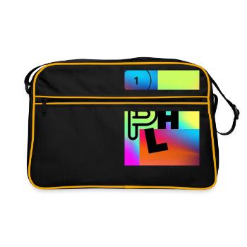 Crazy PHL - Retro Bag - black/gold - Front