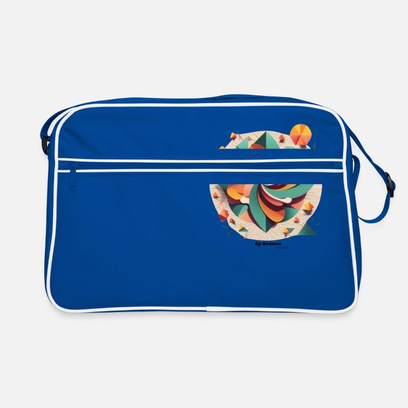 Blumen Karussell Retro Tasche