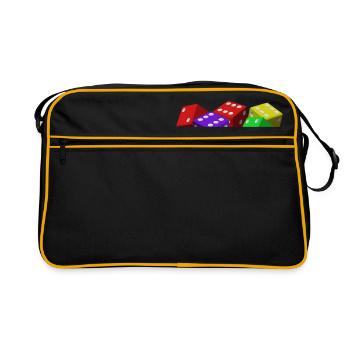 cube - Retro Bag - black/gold - Front