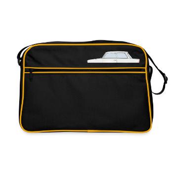 Trabbi Ostalgie Design - Retro Bag - black/gold - Front