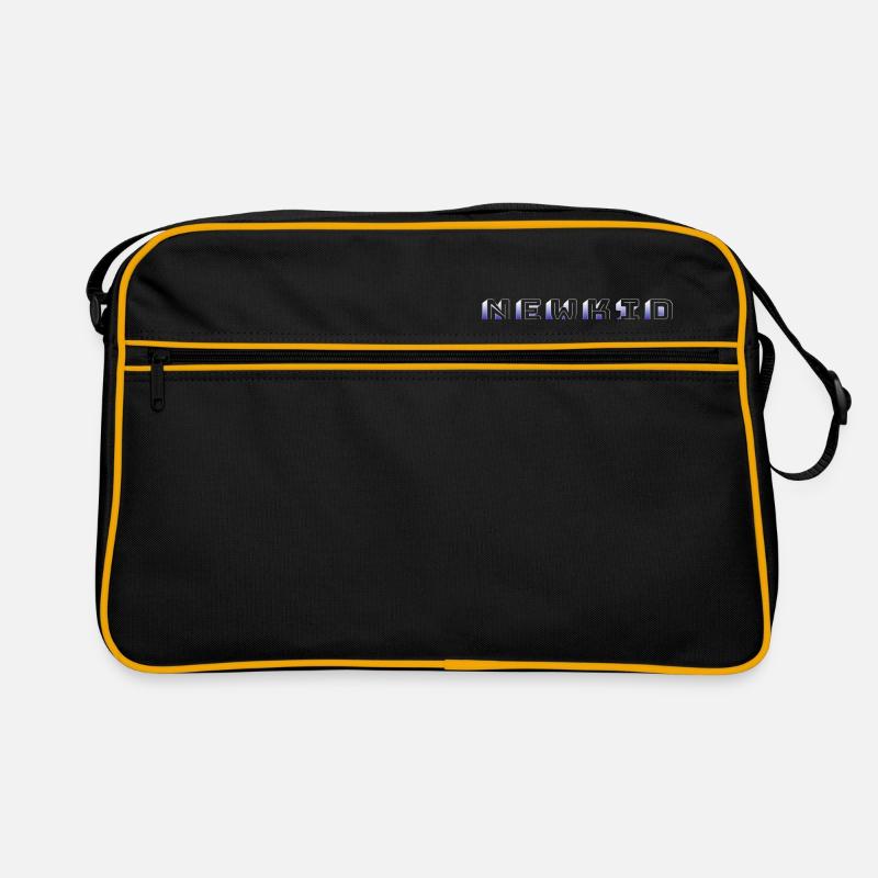 Newkid - Retro Tasche - Schwarz/Gold