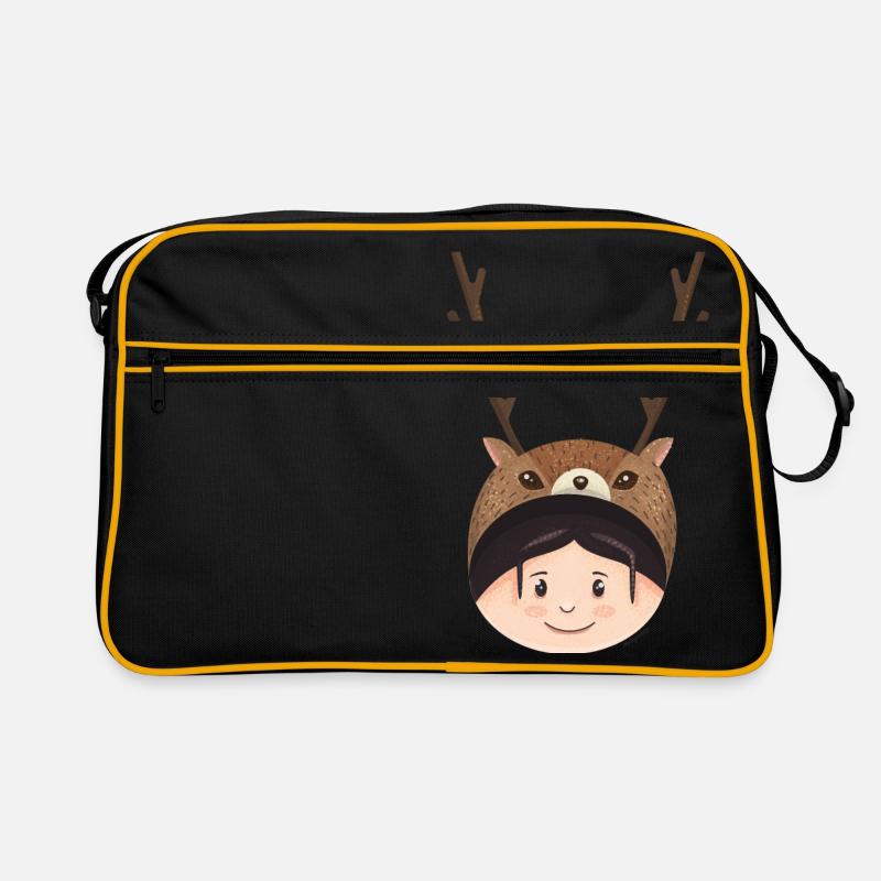 MÄDCHEN-ROTWILD Retro Tasche