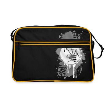 Breizh Bagpipe - Sac Retro - noir/or - Devant