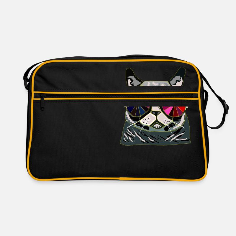 Idée de cadeau de chat cool Sac Retro
