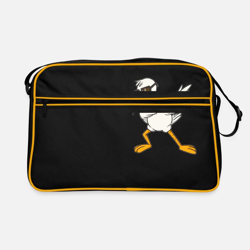 Étape cigogne danse cool cigogne dab oiseau Sac Retro